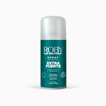 Roby spray fijador extra fuerte