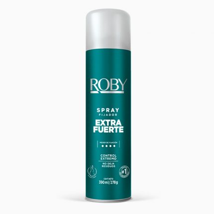 Roby spray fijador extra fuerte
